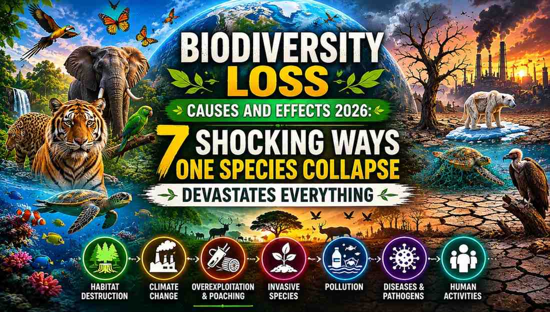 biodiversity loss causes and effects