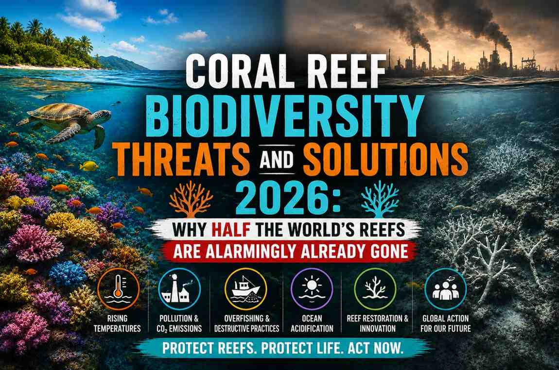 Coral Reef Biodiversity Threats and Solutions 2026: Why Half the World’s Reefs Are Alarmingly Already Gone