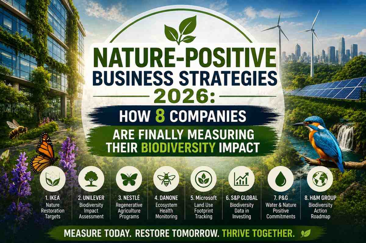 Nature-Positive Business Strategies 2026: How 8 Companies Are Finally Measuring Their Biodiversity Impact