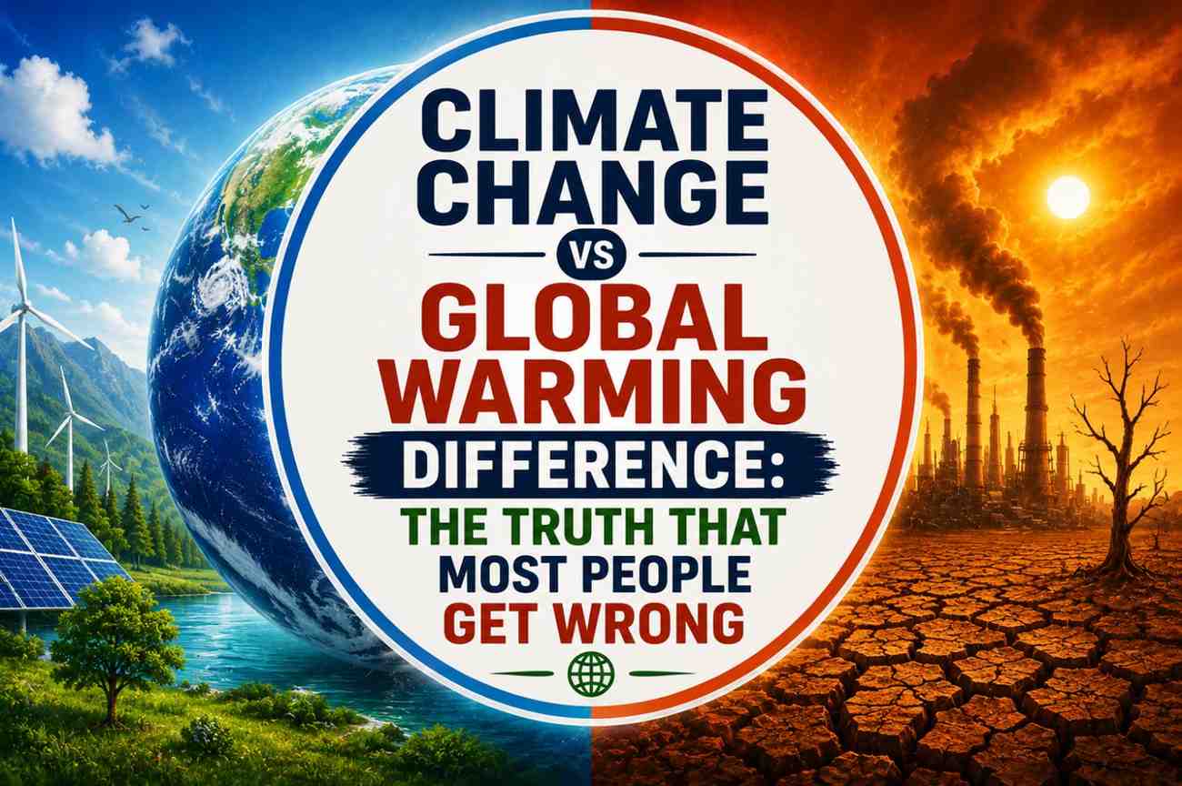Climate change vs global warming