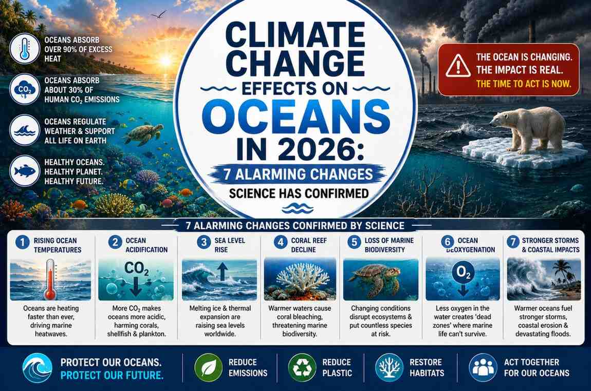 climate change effects on oceans