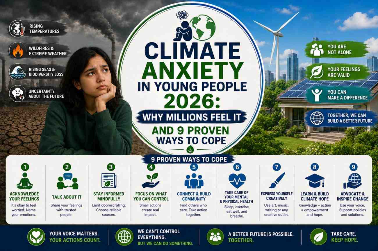 Climate Anxiety in Young People 2026: Why Millions Feel It and 9 Proven Ways to Cope