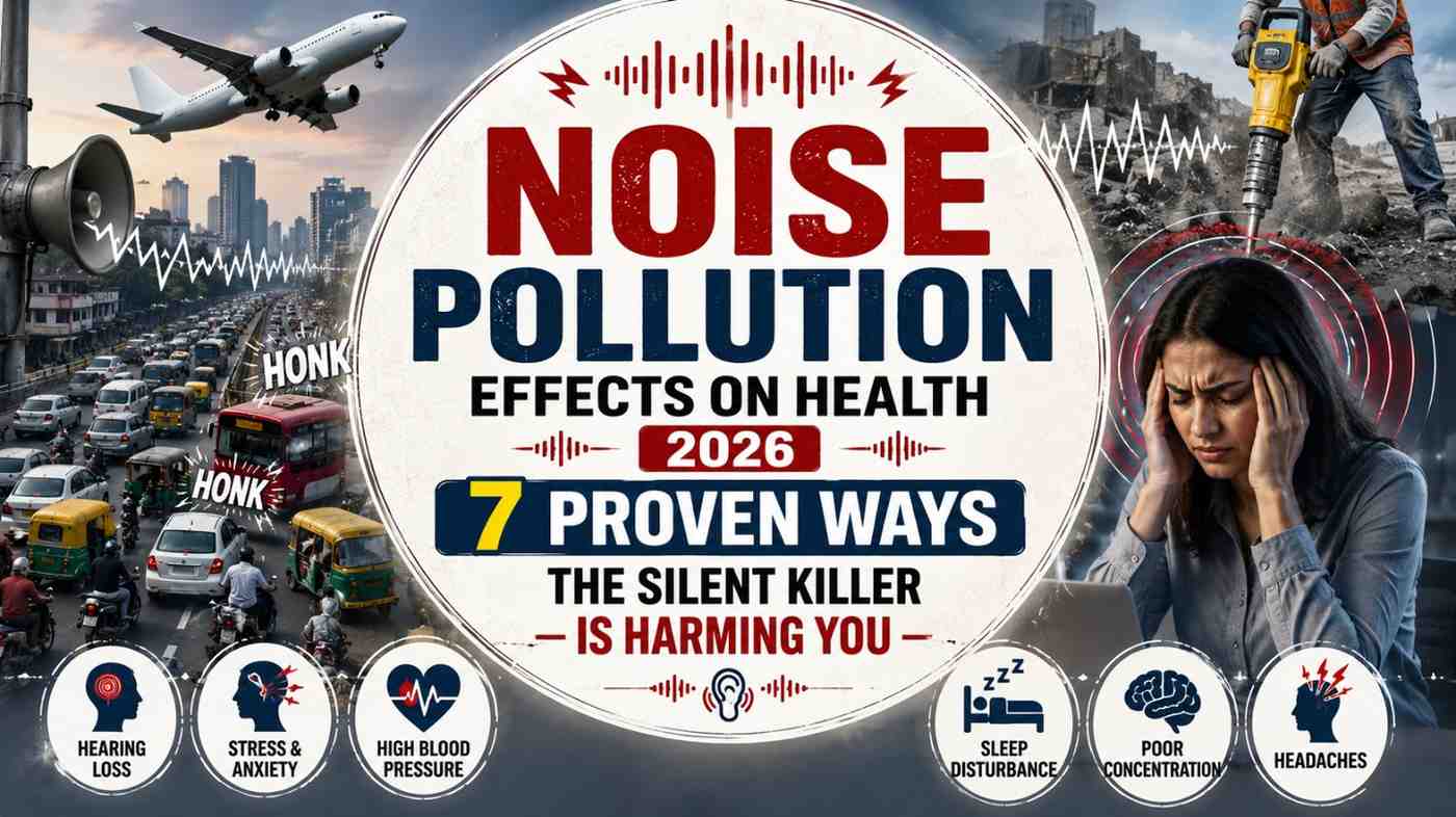 Noise Pollution Effects on Health 2026: 7 Proven Ways the Silent Killer Is Harming You