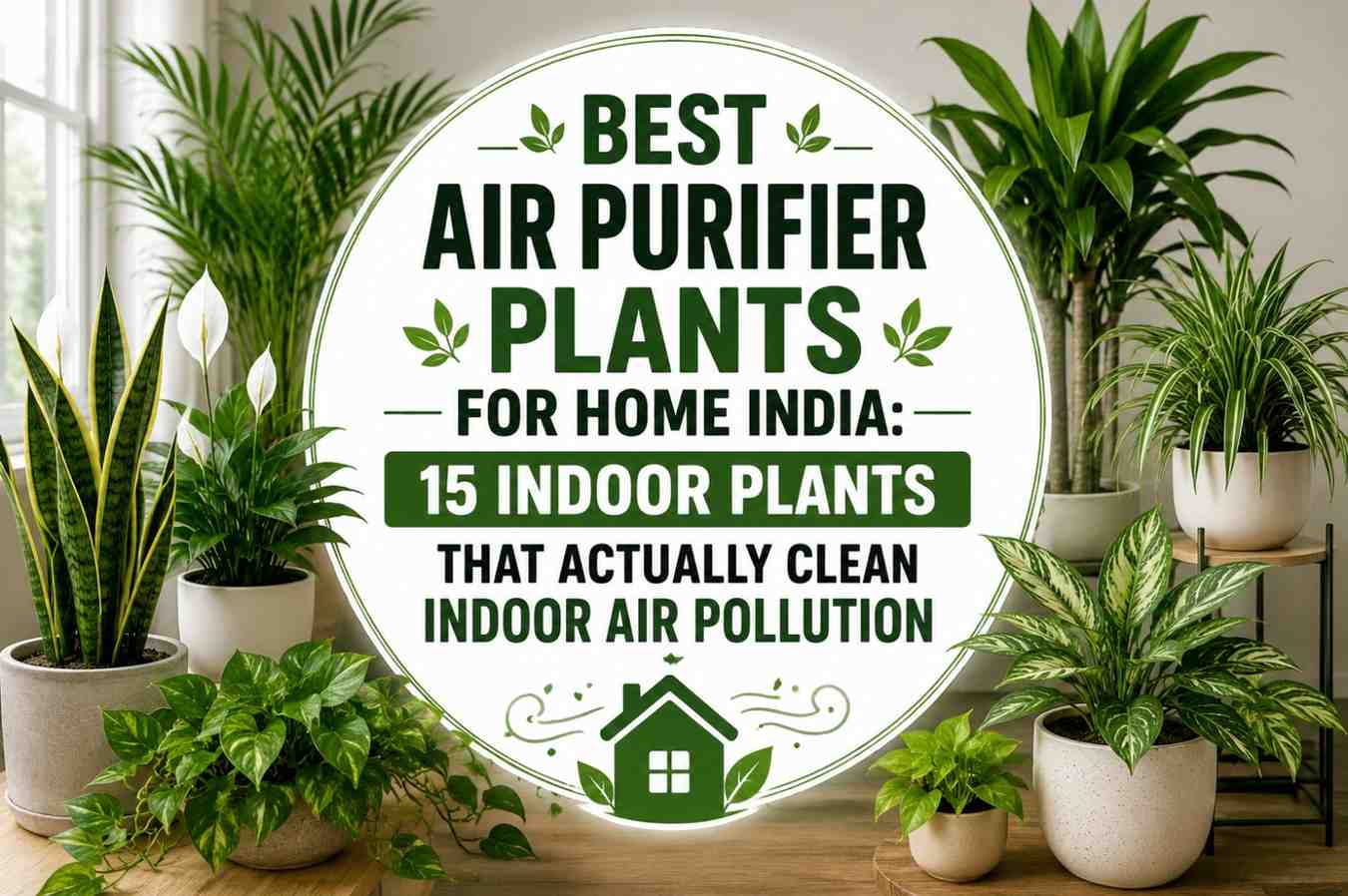 Best Air Purifier Plants for Home India: 15 Indoor Plants That Actually Clean Indoor Air Pollution