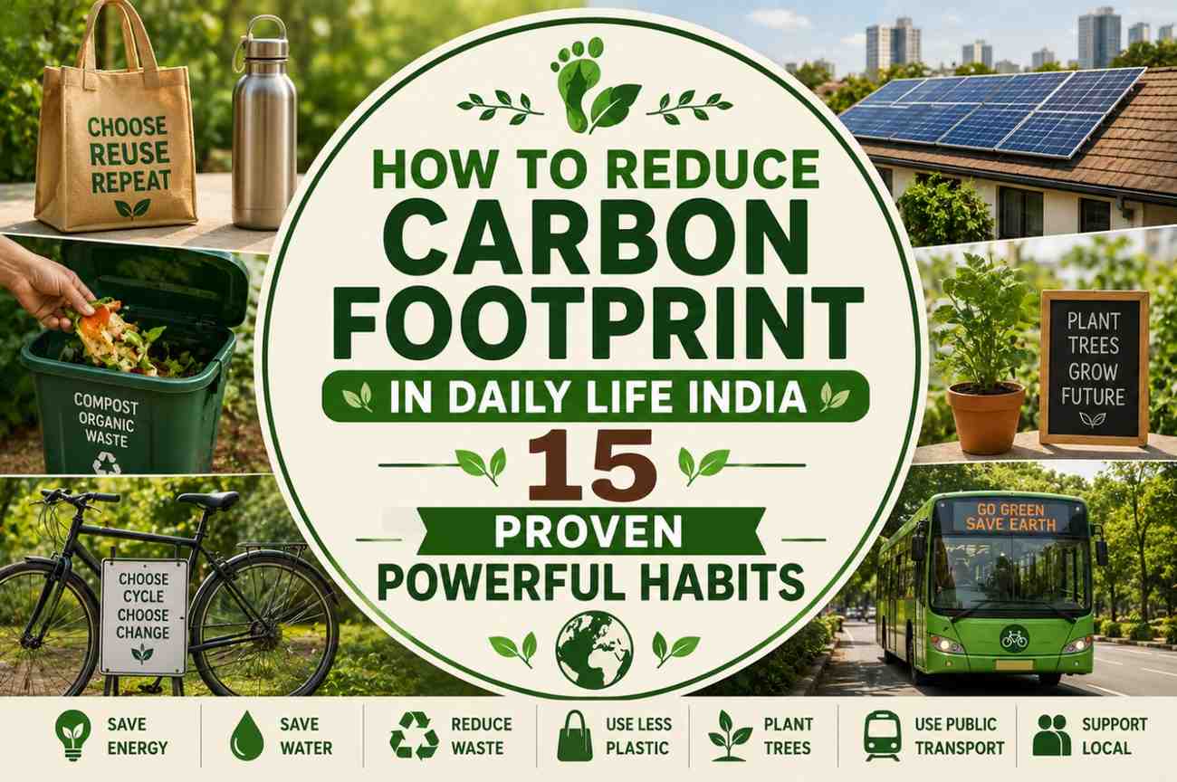 How to Reduce Carbon Footprint in Daily Life India: 15 Proven Powerful Habits