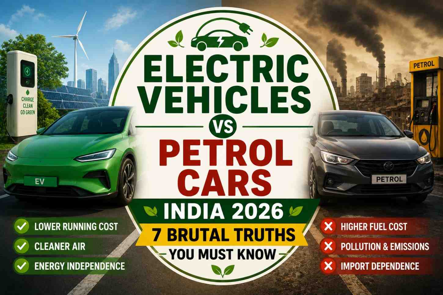 Electric Vehicles vs Petrol Cars